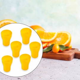 Plastic Glass, Freezer Safe Glass | 300ml | Set of 6