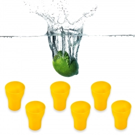 Plastic Glass, Freezer Safe Glass | 300ml | Set of 6