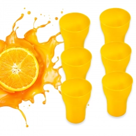 Plastic Glass, Freezer Safe Glass | 300ml | Set of 6