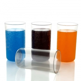 6 Pcs Large Plastic Glass 300Ml used in all kinds of kitchen and official purposes