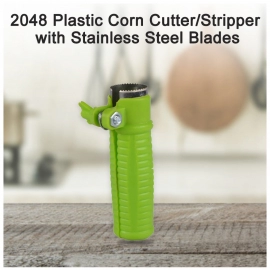 Plastic Corn Cutter and Stripper with Stainless Steel Blades