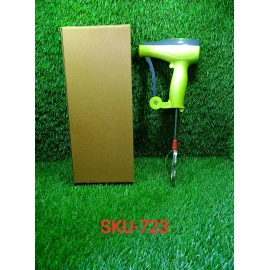 Power-Free Manual Hand Blender With Stainless Steel Blades