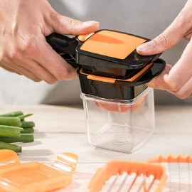 5 In 1 Nicer Dicer used for cutting and shredding of various types of food stuff in all kitchen purposes