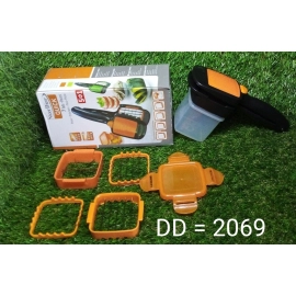 5 In 1 Nicer Dicer used for cutting and shredding of various types of food stuff in all kitchen purposes