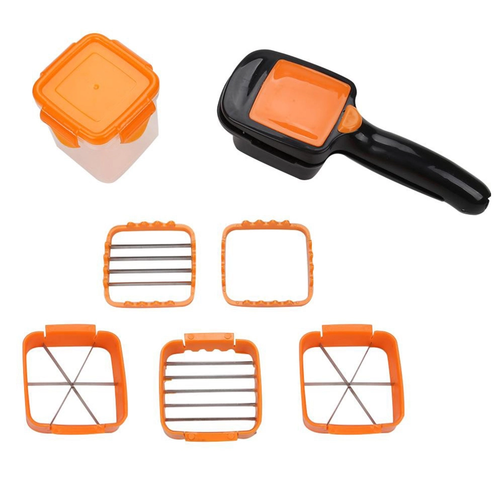 5 In 1 Nicer Dicer used for cutting and shredding of various types of food stuff in all kitchen purposes