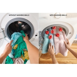 Laundry Washing Ball, Wash Without Detergent (6pcs)