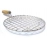 Kitchen Round Stainless Steel Roaster Papad Jali, Barbecue Grill with Wooden Handle