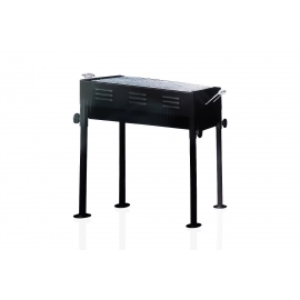 Terrace Garden Picnic Barbecue with Skewers and Wooden Handle