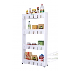Multipurpose 4 Layer Space Saving Storage Organizer Rack Shelf
