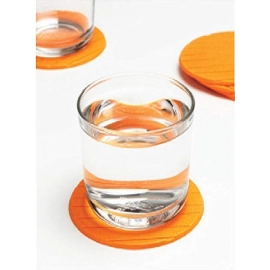 Coasters Round Heat Resistant Pads Flexible for Home Kitchen Tools Tableware (3 pack)