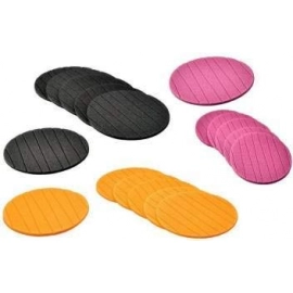 Coasters Round Heat Resistant Pads Flexible for Home Kitchen Tools Tableware (3 pack)