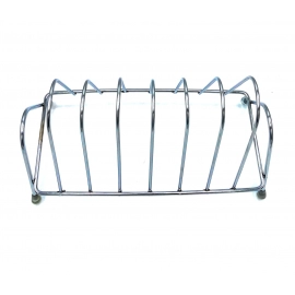 Stainless Steel Square Plate Rack Stand Holder for Kitchen
