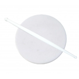 White Plastic Rolling Belan for Chapati Making