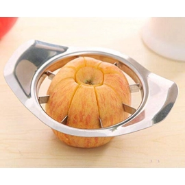 Stainless Steel Apple Cutter / Slicer with 8 Blades and Handle