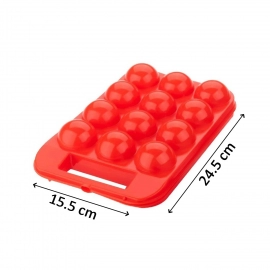 Plastic Egg Carry Tray Holder Carrier Storage Box | 12Cavity