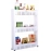Multipurpose 3 Layer Slim Side Space Saving Storage Organizer Rack Shelf