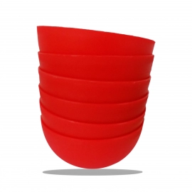 Soup Bowl Set with Spoon and Saucer | 18 pcs