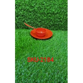 Multipurpose Snack Set 3 pcs | Spoon, Bowl and Dish