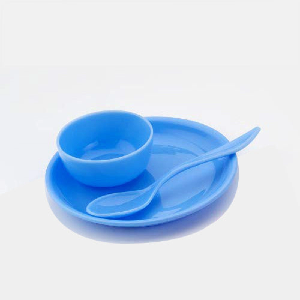 Multipurpose Snack Set 3 pcs | Spoon, Bowl and Dish