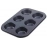 Non-Stick Reusable Cupcake Baking Slot Tray for 6 Muffin Cup