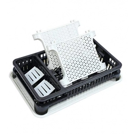 Kitchen Organizer Rack with Water Storing Tray / Dish Rack