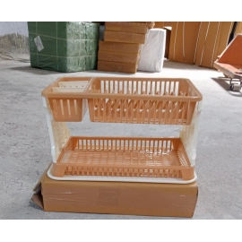 Kitchen Organizer Rack with Water Storing Tray / Dish Rack