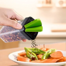 Multipurpose Spice Rack For kitchen Plastic Made set of 4 Jar