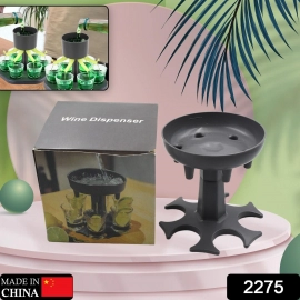 6 shot Wine Glass Gispensers and tray, drinking games, shot glasses, dispenser, party gifts