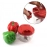  Manual Red Mini Plastic Food Chopper With Extra Sharp Blades (375 Ml)