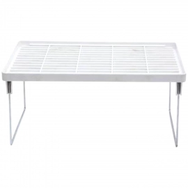 Plastic 2 Layer Multi-Purpose Kitchen Storage Basket Rack