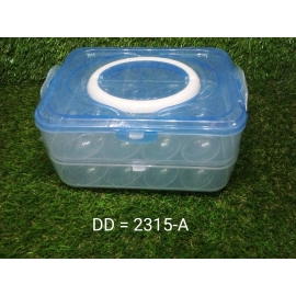 Double Layer 24 Grid Egg Storage Box for Egg Storage Container