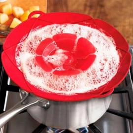 Spill Stopper Lid For Pans And Pots