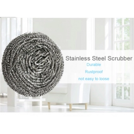 Round Shape Stainless Steel Ball Scrubber