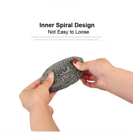 Round Shape Stainless Steel Ball Scrubber