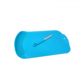 Chop and Drain Vegetables Fruits Chopping Board Sleek Knife