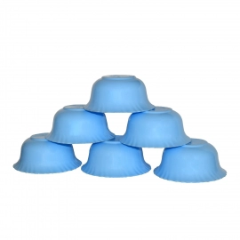 Plastic Handmade Katori Serving | Snacks Bowl | Set of 6