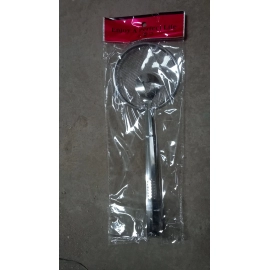 2 In1 Stainless Steel Filter Spoon with Clip Food Kitchen Oil Frying
