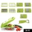 Vegetable Cutter Chopper Chipser For Kitchen 12 in 1 | 11 Blade and 1 Peeler