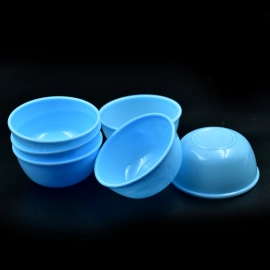 Small Plastic Bowl Set | Microwave Safe Unbreakable | Set of 6