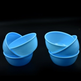 Small Plastic Bowl Set | Microwave Safe Unbreakable | Set of 6