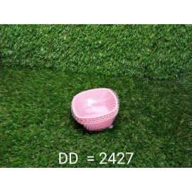 Square Plastic Bowl For Serving Food (Pack of 4)