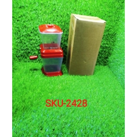 Plastic Vegetable Chopper Cutter With Stainless Steel Blade