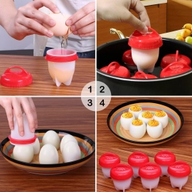 Nonstick Eggs Boiler Cookers Without Egg Shell