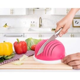 Multipurpose Salad Cutter Bowl Easy to 60 Seconds Salad Maker Kitchen Tools