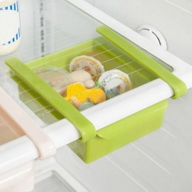 Fridge Space Saver Organizer Slide Storage Racks Shelf | 4 pcs