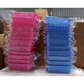 Plastic Small Size Cane Fruit Baskets