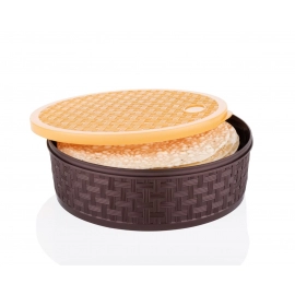 Round Plastic Masala Spice Box