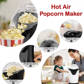 Hot Air Popcorn, Popper Electric Machine Snack Maker