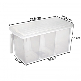 Refrigerator Organizer Fresh-Keeping Box Case Kitchen Storage Box