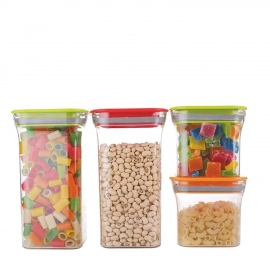 Plastic Storage container Set with Opening Mouth